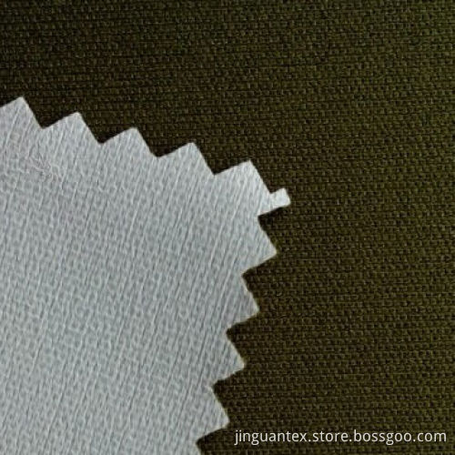 polyester knitting fabric pu filmed used for jacket